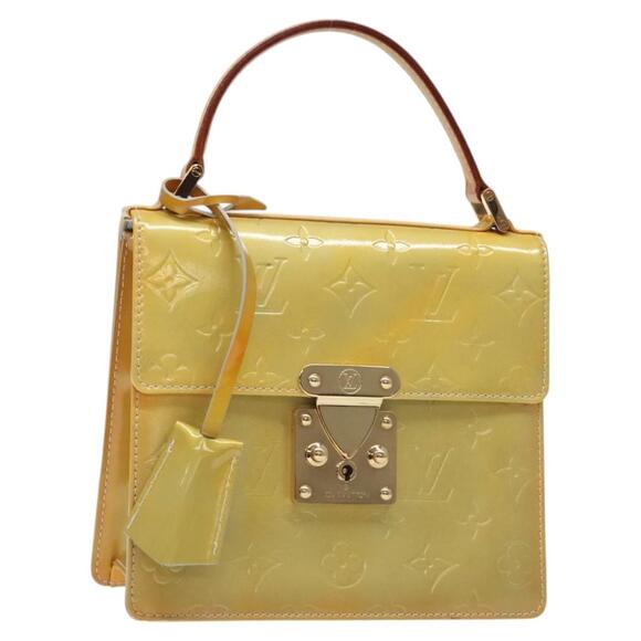 LOUIS VUITTON Monogram Vernis Spring Street Hand Bag Gris M91029 - Picture 1 of 16